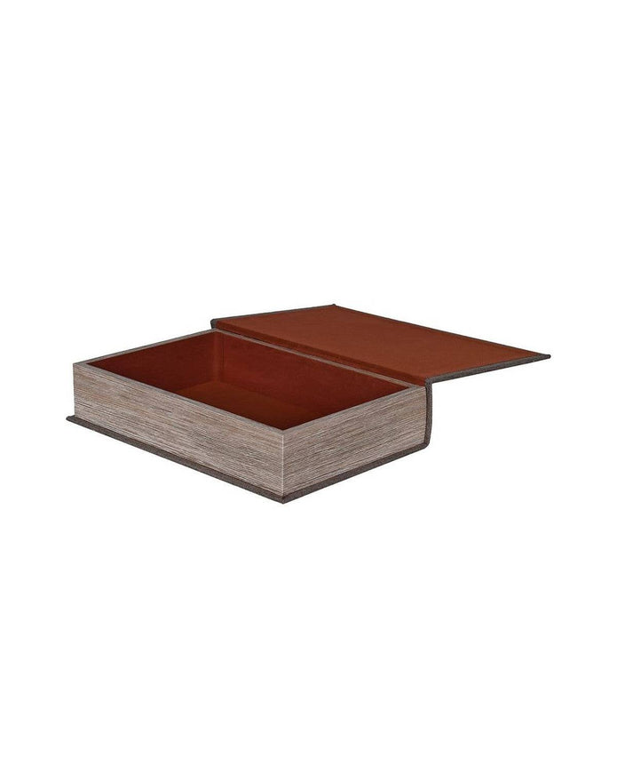 Vintage Grey Design Storage Book Boxes - Set of 2