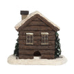Christmas Log Cabin House Incense Cone Burner and Box Of Cones