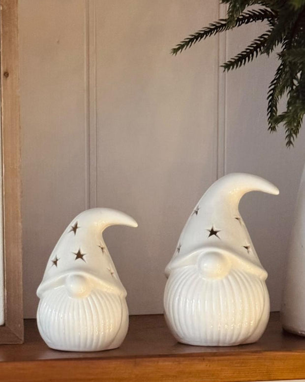 White Ceramic LED Light Up Gonk