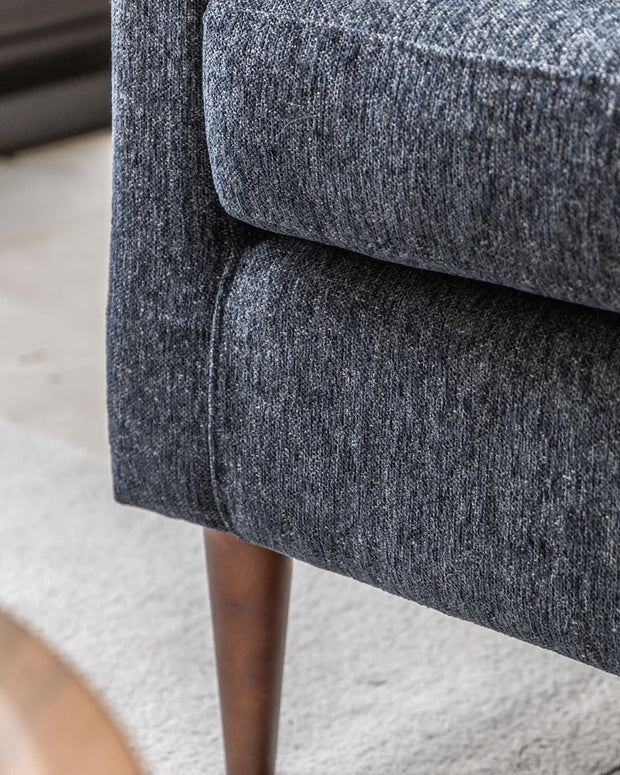 Charcoal Gateford three-seater sofa by Gallery Direct, featuring plush cushions and modern design in a contemporary living room setting.