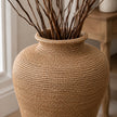 Rattan Large Floor Standing Vase