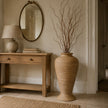 Rattan Large Floor Standing Vase