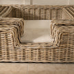 Rattan Wicker Rectangular Dog Bed
