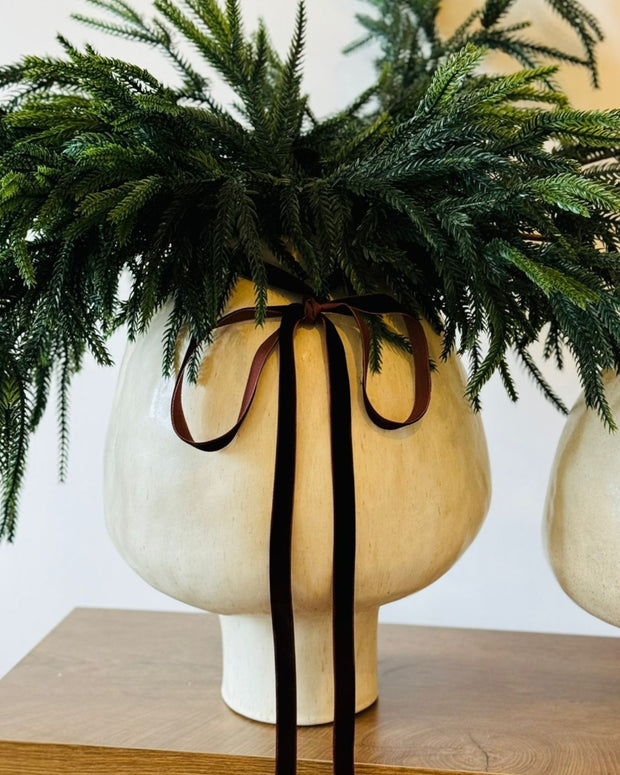 Palawan Neutral Footed Vase