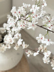 Artificial Tall White Cherry Blossom Stem
