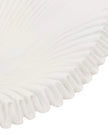 Large scalloped wavy decorative bowl by Gallery Direct, showcasing a stylish home decor piece with a textured, elegant design.