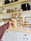Starlight Express bubble glass coffee mug with straw, clear iced coffee cup for kitchen and dining use, featuring a bubble design.