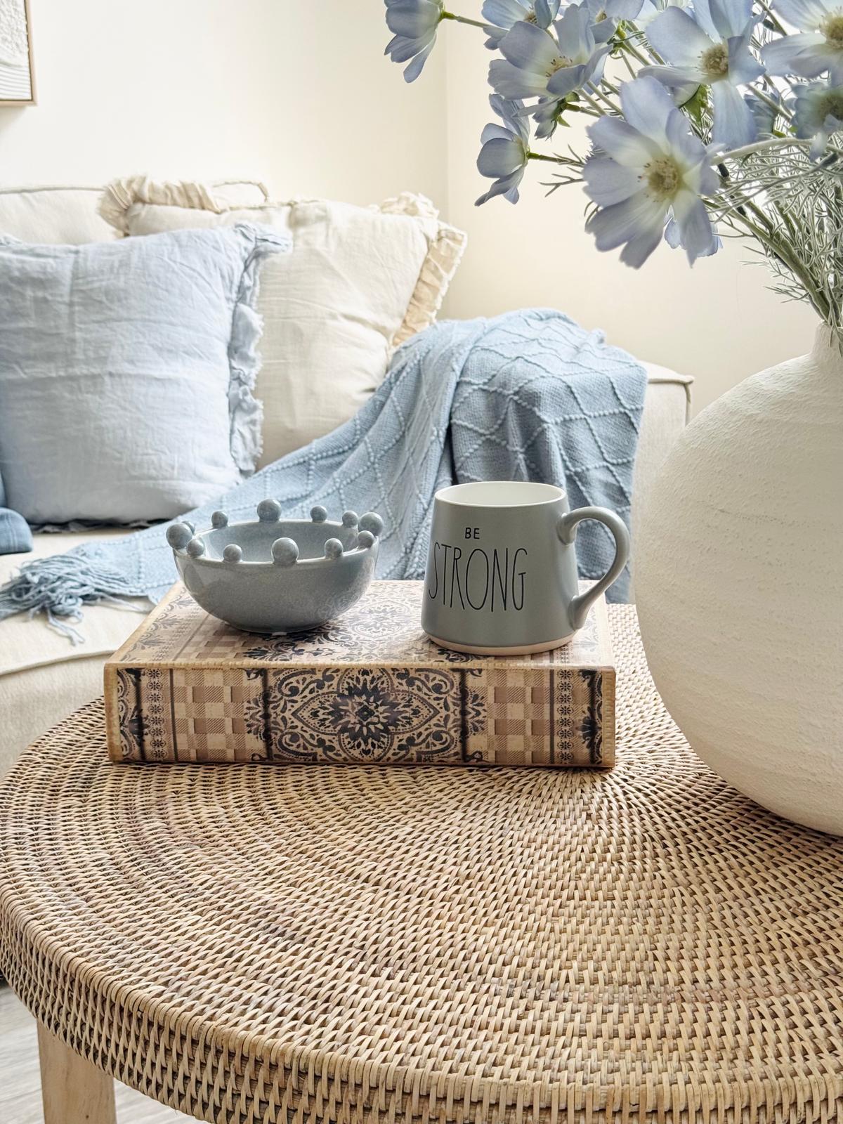 Rattan Round Coffee Table