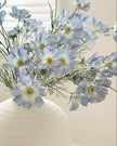 Artificial Ocean Blue Cosmos Flower Stem