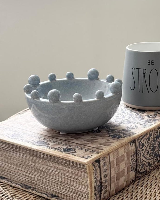 Small Ocean Blue Bobble Bowl