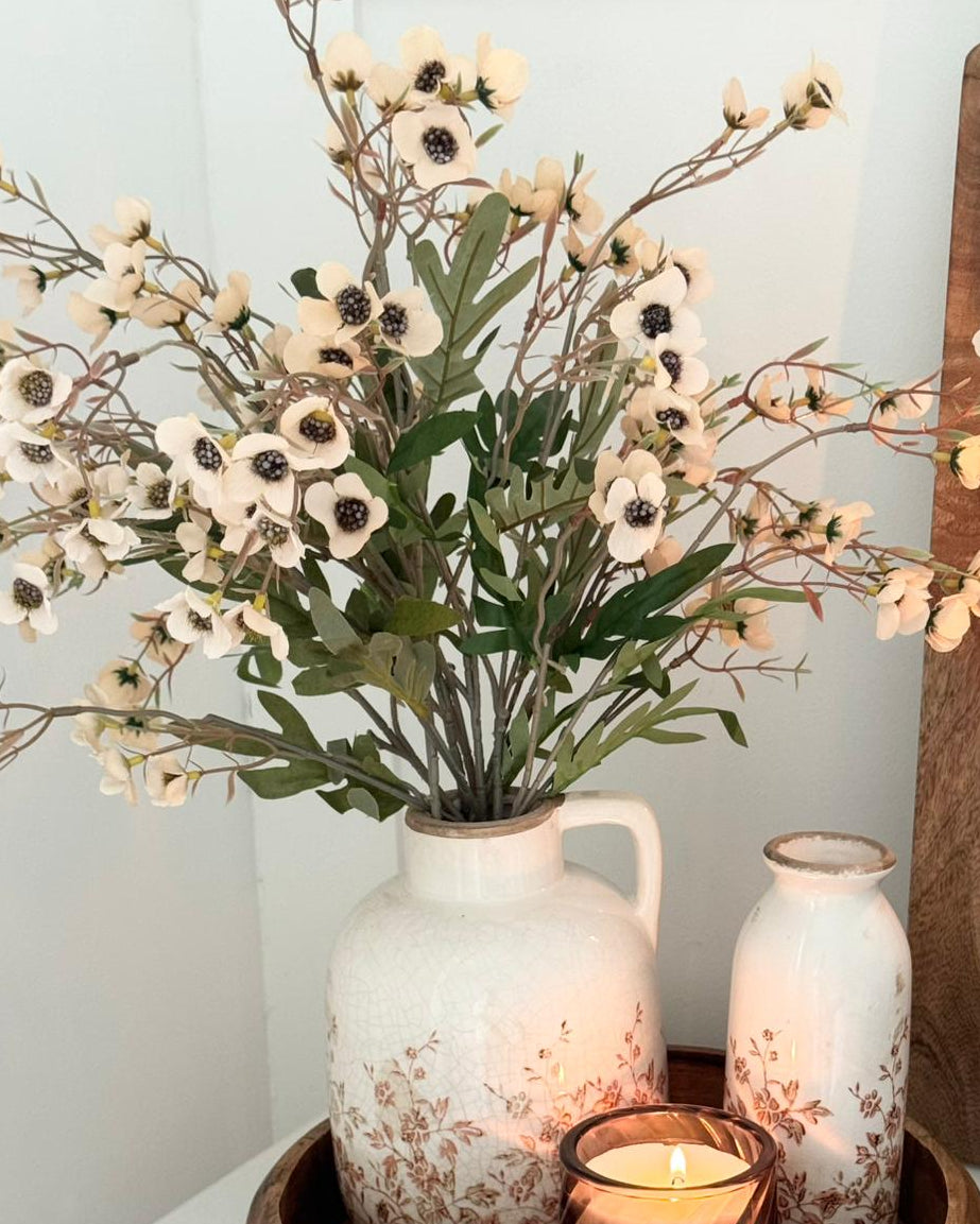 Artificial Daisy Flower Stem - Peach