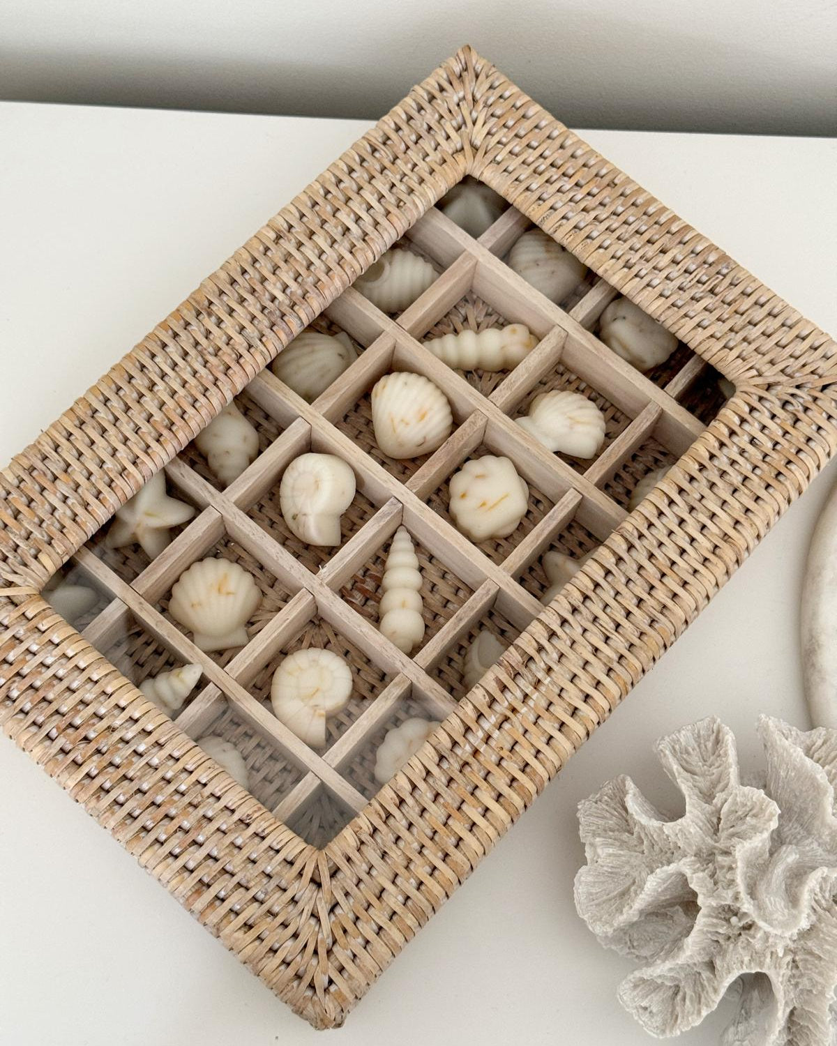 Rattan Nespresso Coffee Pod Or Wax Melt Storage Box