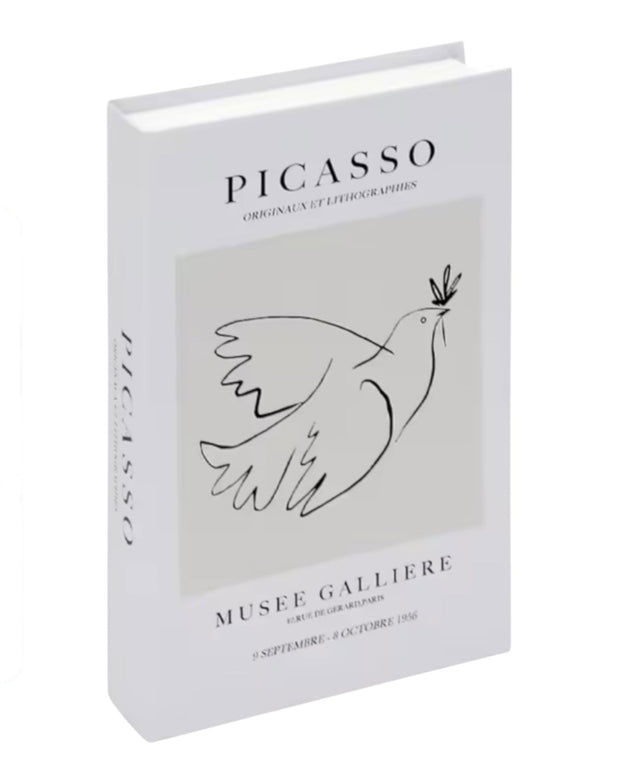 White And Black Picasso Storage Book Box