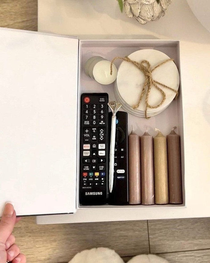 White And Neutral Life Storage Book Box