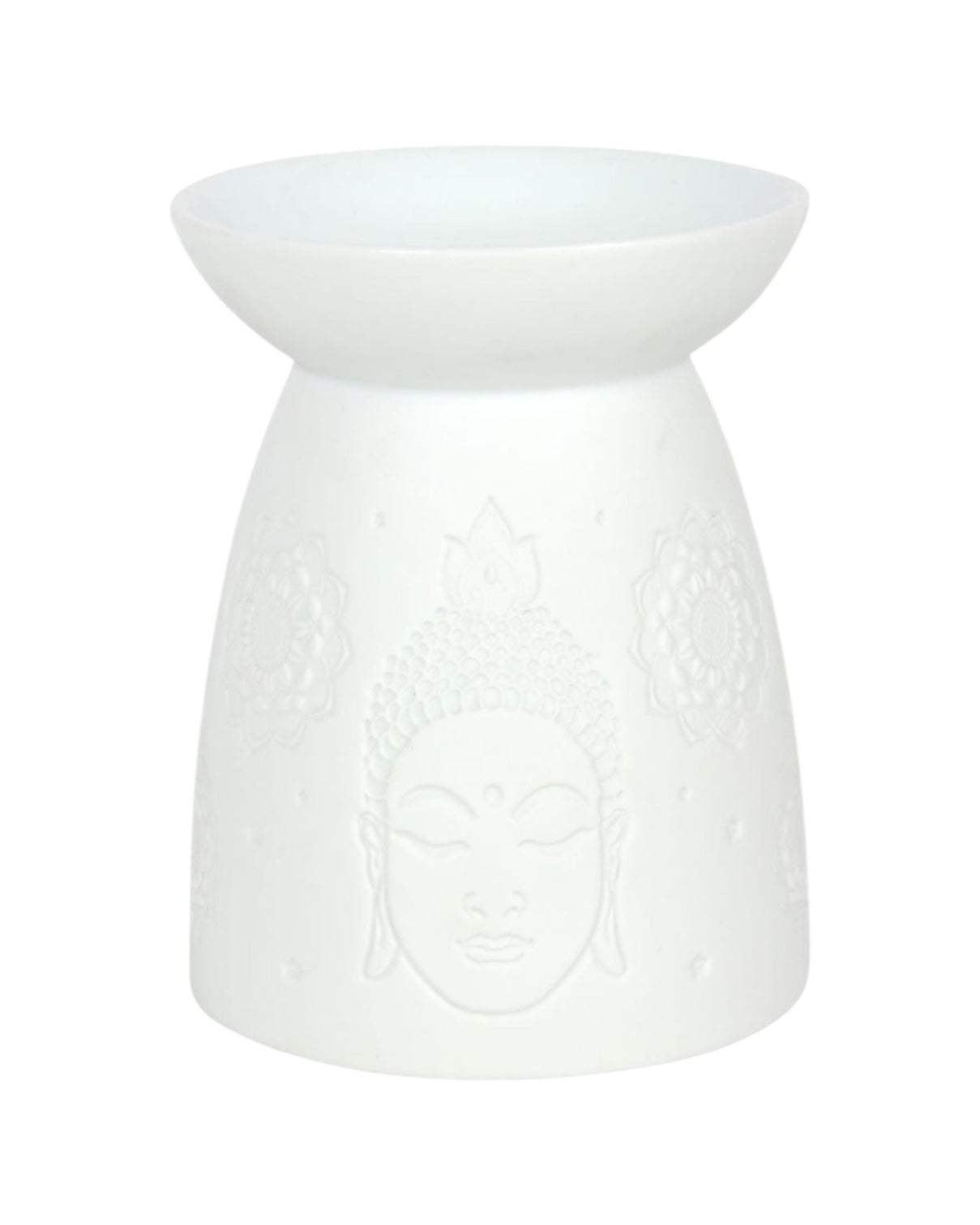 White Budda Wax Burner - Home Fragrance and Decor
