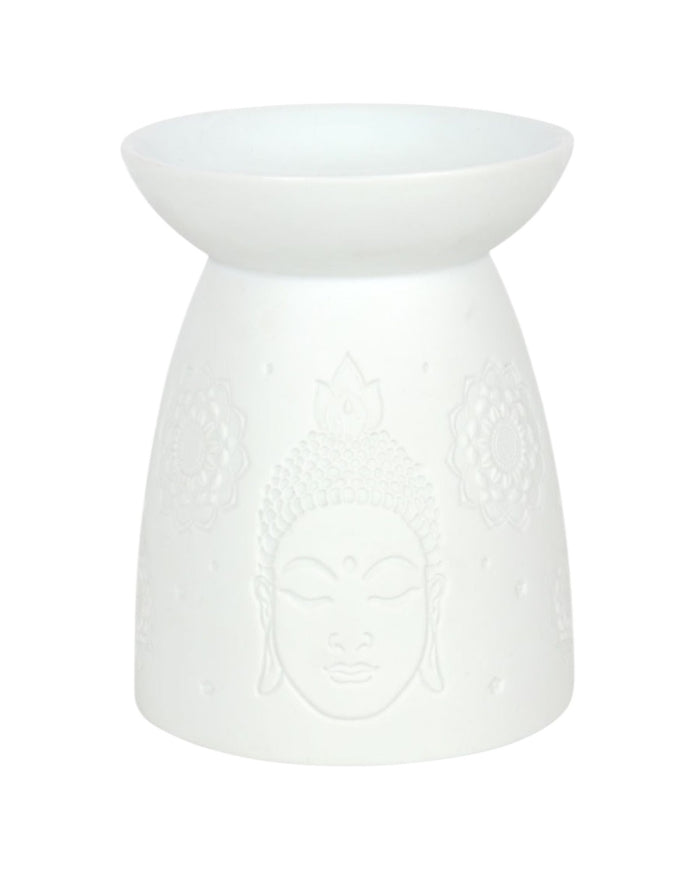 White Budda Wax Burner - Home Fragrance and Decor