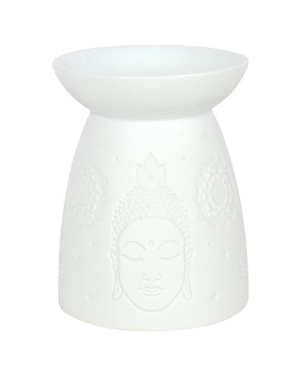 White Budda Wax Burner - Home Fragrance and Decor