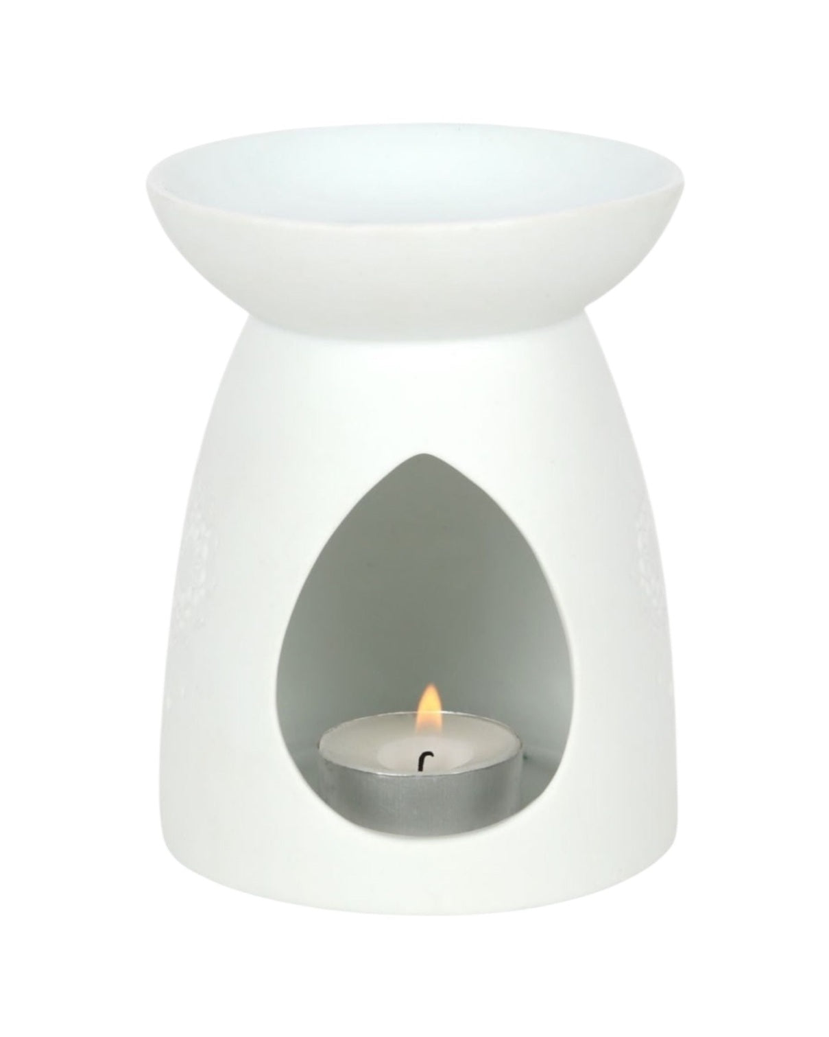 White Budda Wax Burner - Home Fragrance and Decor