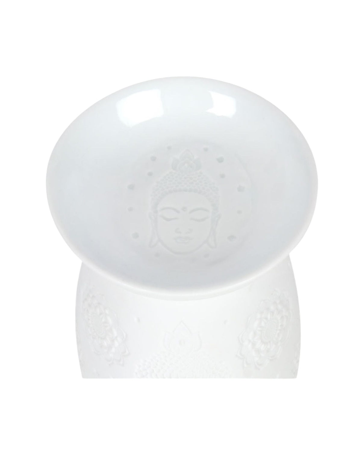 White Budda Wax Burner - Home Fragrance and Decor
