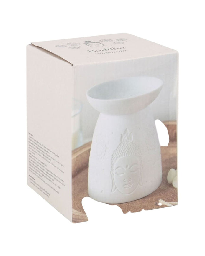 White Budda Wax Burner - Home Fragrance and Decor
