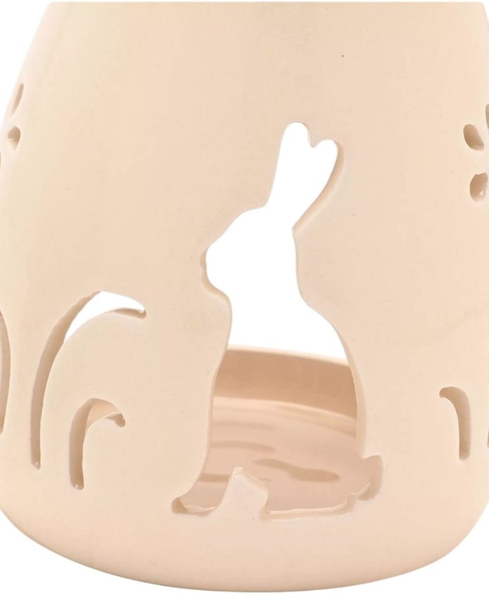 White Bunny Wax Melt & Oil Burner | Ceramic Easter Fragrance