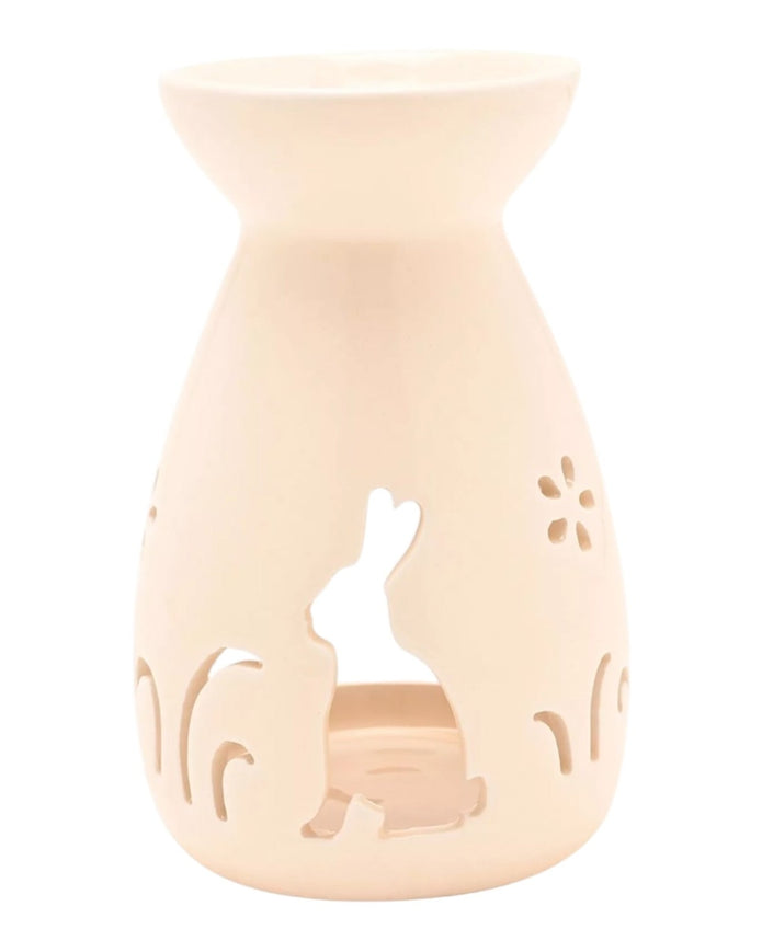 White Bunny Wax Melt & Oil Burner | Ceramic Easter Fragrance