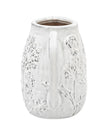 White Ceramic Allium Wildflower Jug