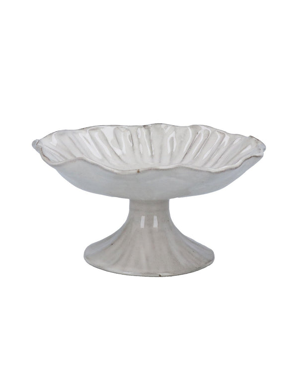 White Ceramic Bunny Cake Display Stand - Easter Cake Stand