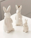 White Ceramic Bunny Rabbits