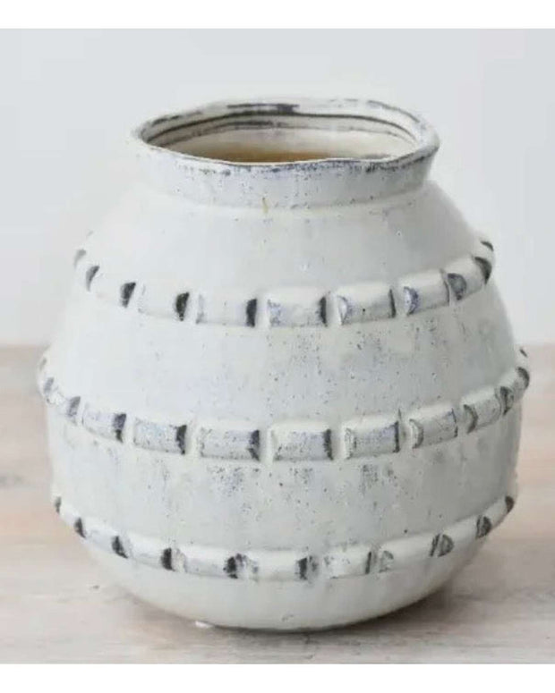 White Ceramic Deke Vase