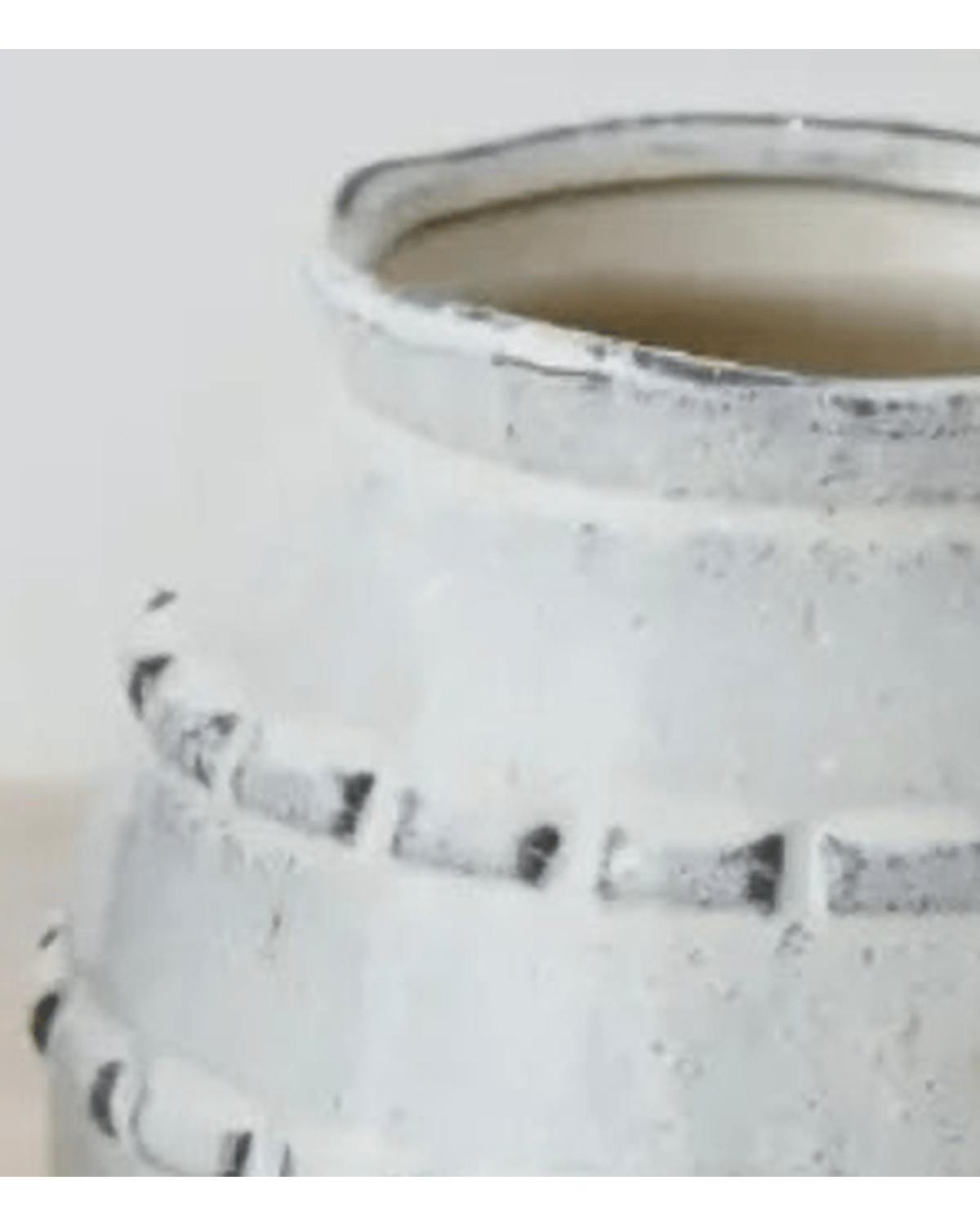 White Ceramic Deke Vase