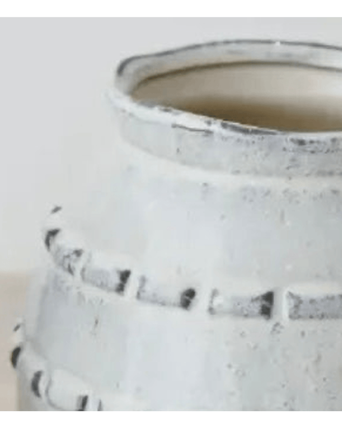 White Ceramic Deke Vase