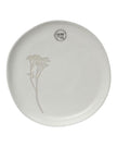 White Ceramic Floral Side Plate