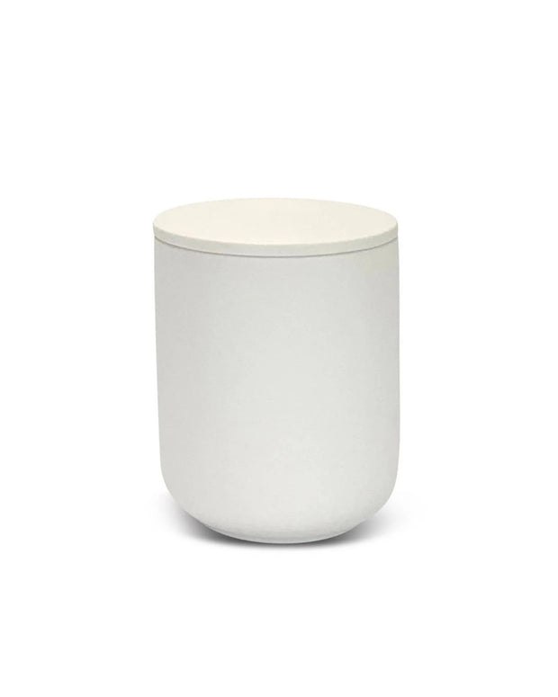 White Ceramic Lidded Candle - Shiso‚ Vetiver & Frankincense - CandlesCandles - Lulu Loves Home