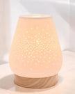 White Ceramic Loire Wax Melt & Oil Electric Burner - Starburst - Wax Melt BurnersWax Melt Burners - Lulu Loves Home