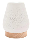 White Ceramic Loire Wax Melt & Oil Electric Burner - Starburst - Wax Melt BurnersWax Melt Burners - Lulu Loves Home