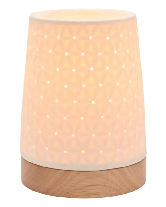 White Ceramic Loire Wax Melt & Oil Electric Burner - Star - Wax Melt BurnersWax Melt Burners - Lulu Loves Home