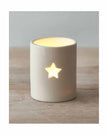 White Ceramic Simple Star Tealight Candle Holder