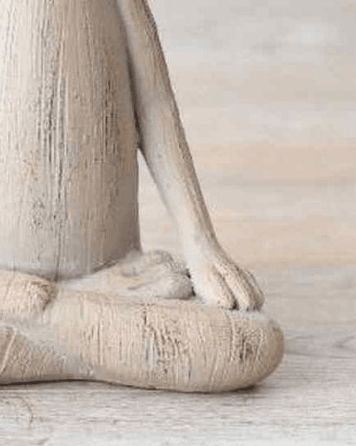 White Ceramic Sitting Bunny Rabbit