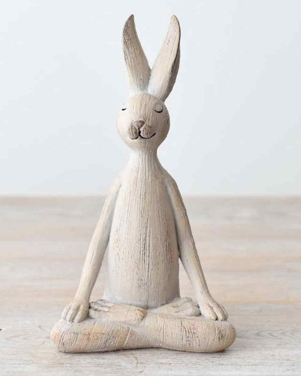 White Ceramic Sitting Bunny Rabbit