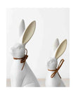 White Ceramic Sitting Bunny Rabbit