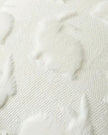 White Chenille Bunny Cushion Cover