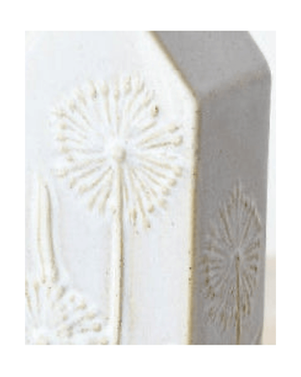 White Dandelion House Ornament