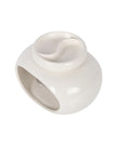 White Double Bowl Wax Melt Oil Burner
