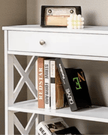 White Medium Wood Console Table - PRE ORDER UP TO 14 DAYS DELIVERY