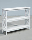 White Medium Wood Console Table - PRE ORDER UP TO 14 DAYS DELIVERY
