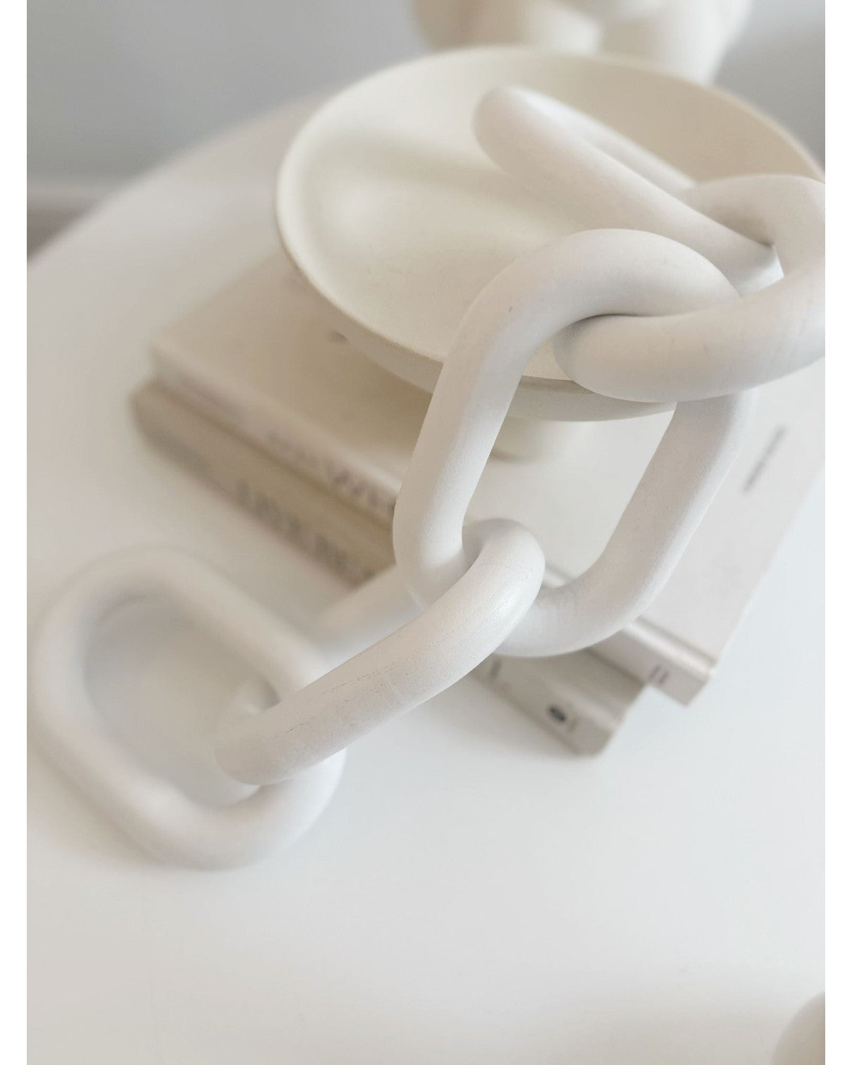 White Wooden Chain Decor