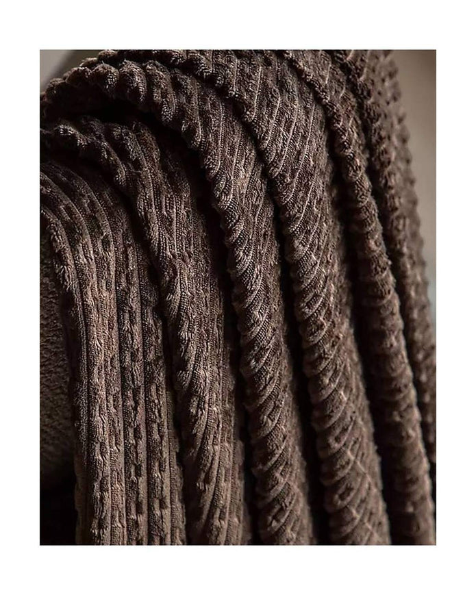 Winson Flannel Chocolate Throw