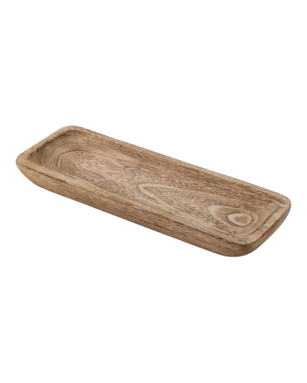 Wooden Dough Bowl Kitchen Tray