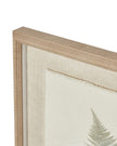 Wooden Framed Vintage Wall Art Print - Green Ferns
